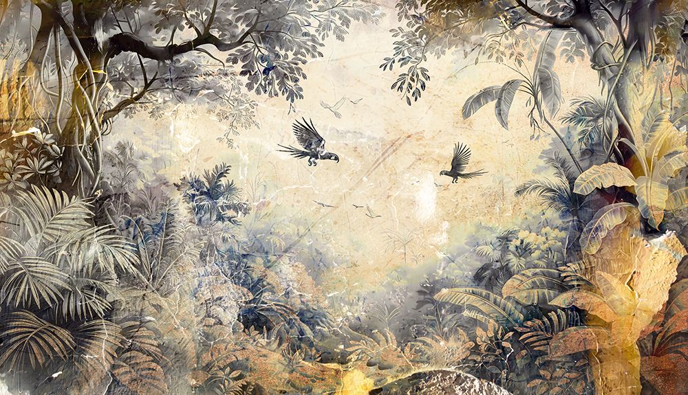 Jungle Forest Art Illustration 03 art print by Rafal Kulik for $57.95 CAD