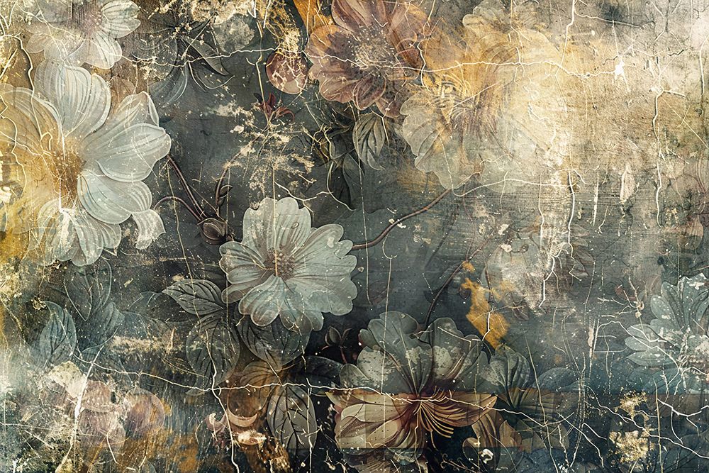 Floral Vintage Art Illustration 16 art print by Rafal Kulik for $57.95 CAD