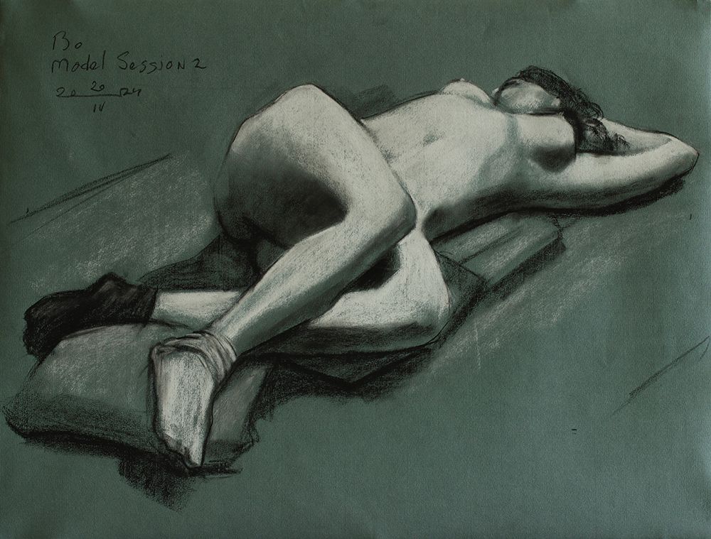 Model Session - 20-04-24 art print by Corne Akkers for $57.95 CAD