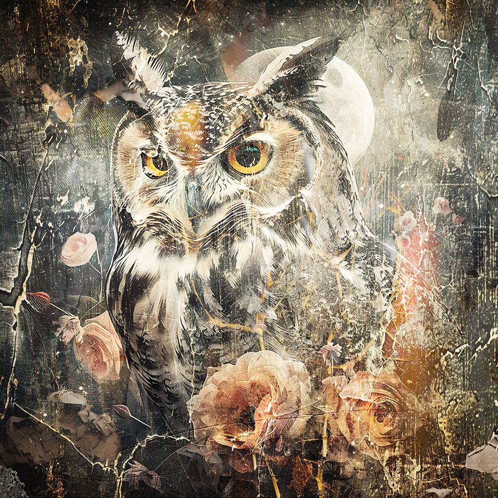 Floral Animals Vintage Art Illustration 19 art print by Rafal Kulik for $57.95 CAD