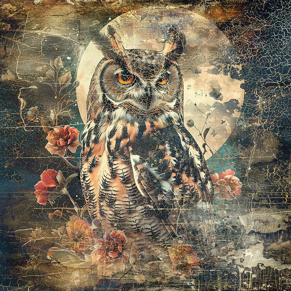 Floral Animals Vintage Art Illustration 20 art print by Rafal Kulik for $57.95 CAD