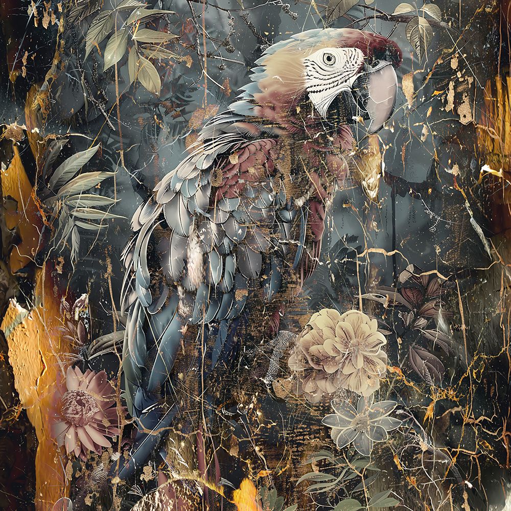 Floral Animals Vintage Art Illustration 24 art print by Rafal Kulik for $57.95 CAD