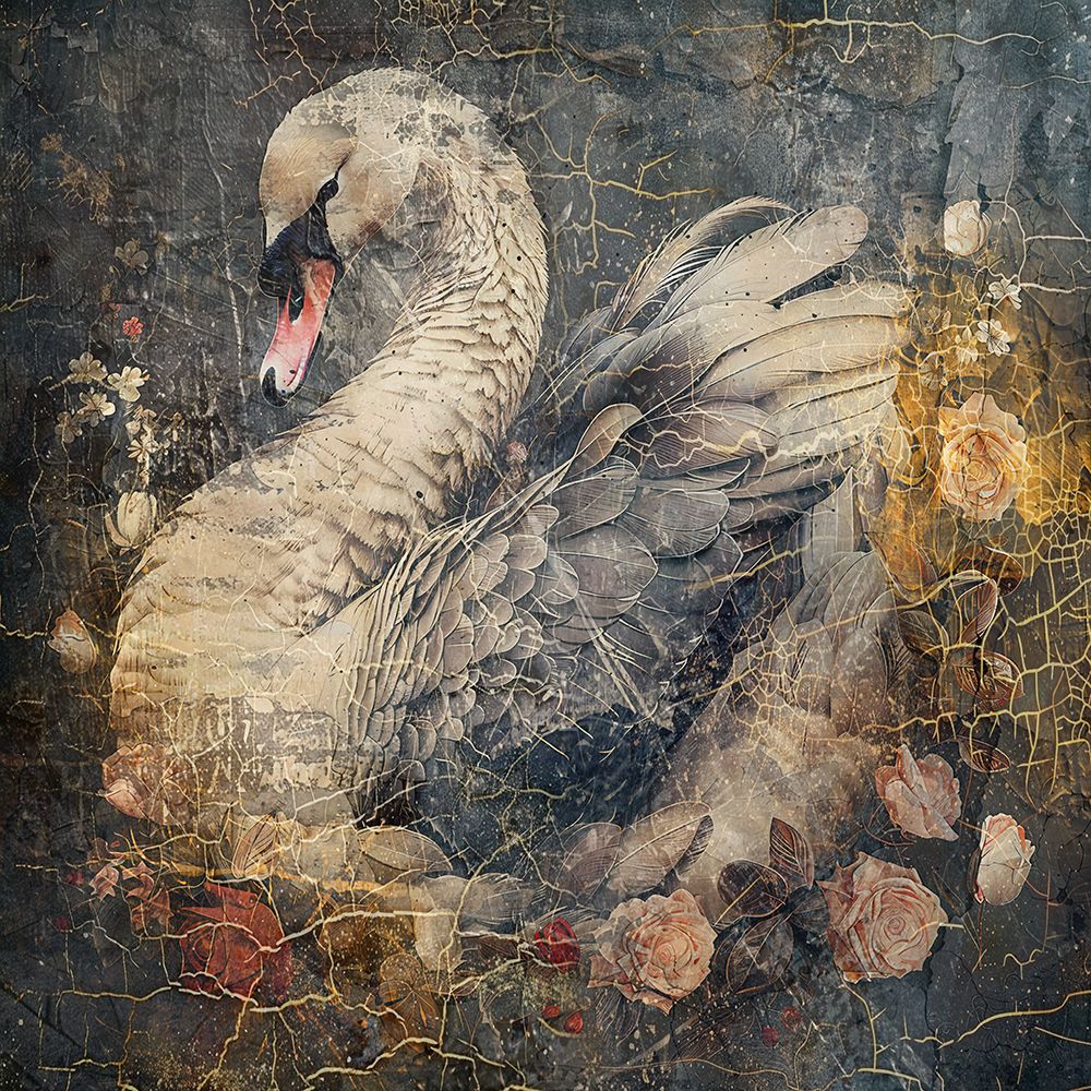 Floral Animals Vintage Art Illustration 25 art print by Rafal Kulik for $57.95 CAD
