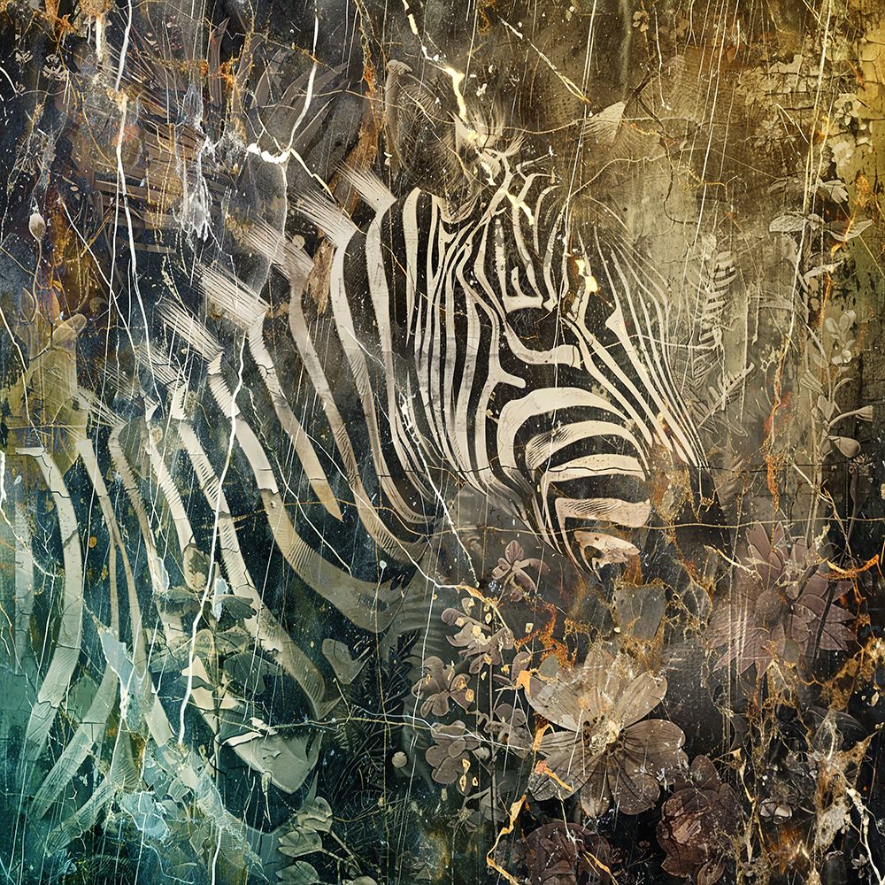 Floral Animals Vintage Art Illustration 30 art print by Rafal Kulik for $57.95 CAD
