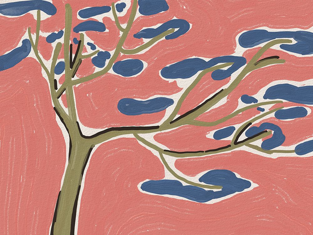 Bonsai tree fine art painting art print by Little Dean for $57.95 CAD