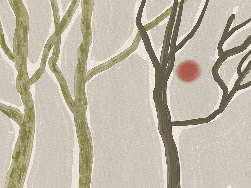 Autumn forest art print by Little Dean for $57.95 CAD