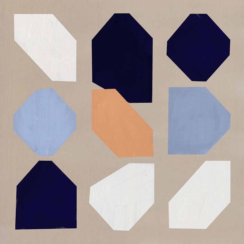 Geometrical shapes of nine 02 art print by Little Dean for $57.95 CAD