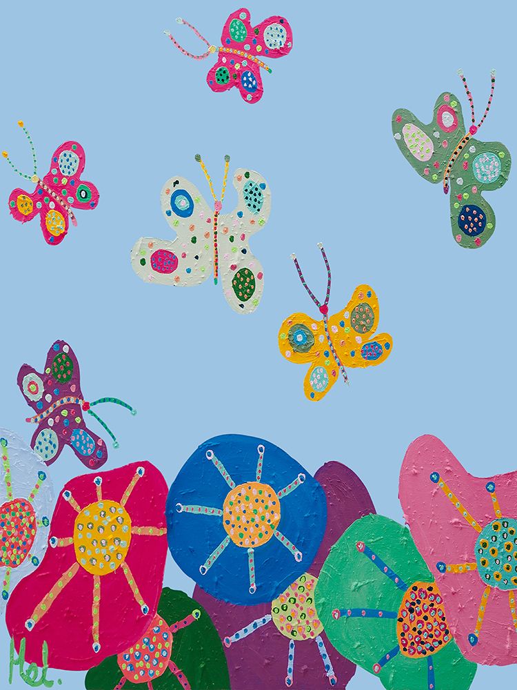 Butterflies Garden art print by Helen Joynson for $57.95 CAD