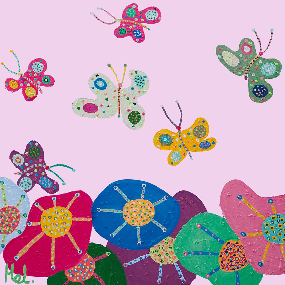 Butterflies Garden art print by Helen Joynson for $57.95 CAD