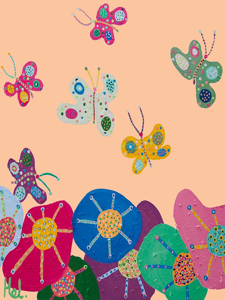 Butterflies Garden art print by Helen Joynson for $57.95 CAD