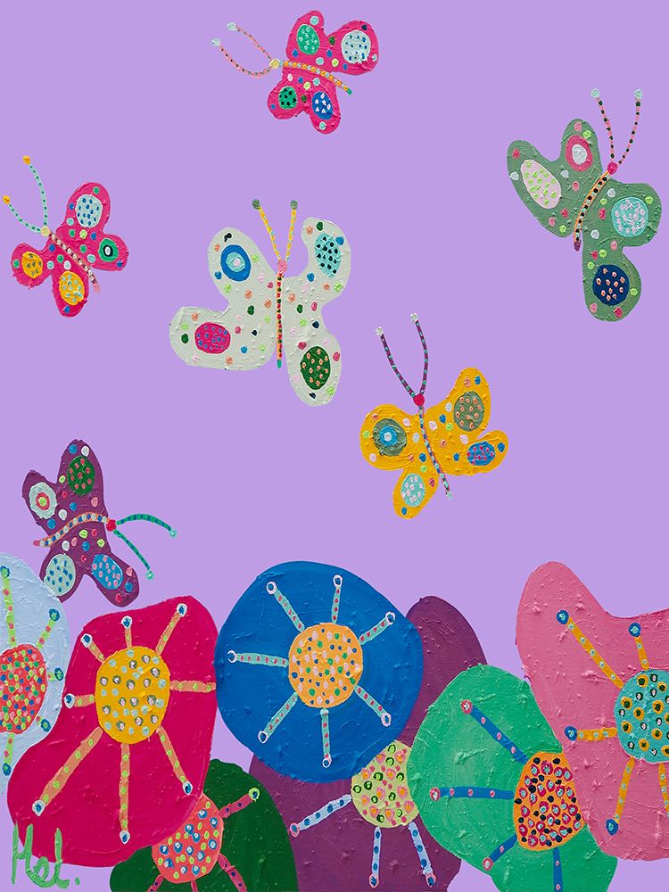 Butterflies Garden art print by Helen Joynson for $57.95 CAD