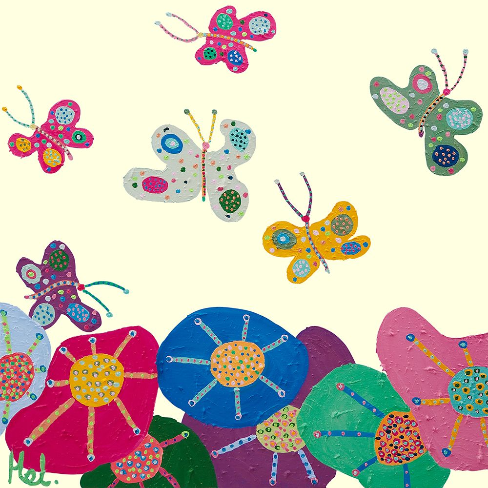 Butterflies Garden art print by Helen Joynson for $57.95 CAD