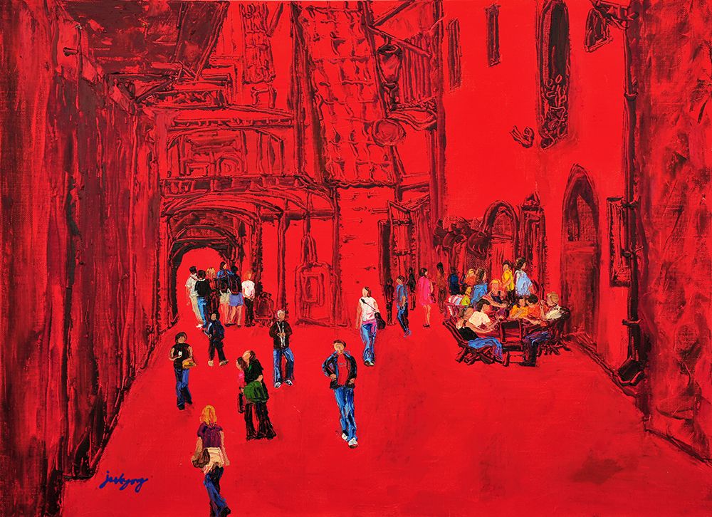 Town Red art print by Jukyong Park for $57.95 CAD