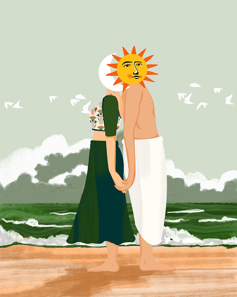 Celestial Union art print by Uma Gokhale for $57.95 CAD