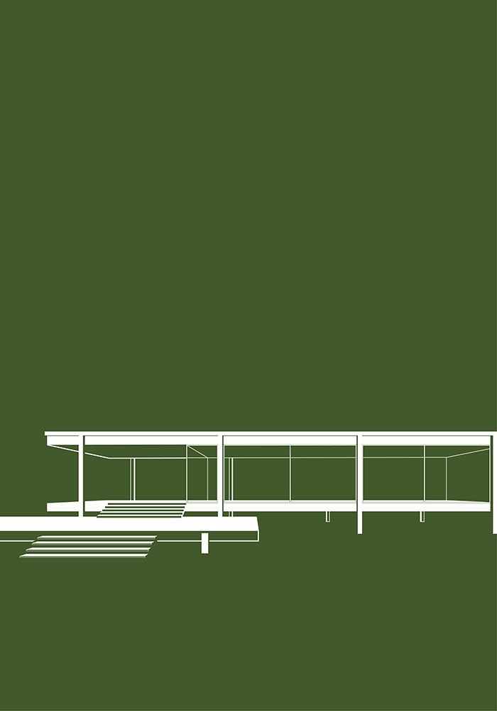 FARNSWORTH HOUSE art print by zaglono for $57.95 CAD