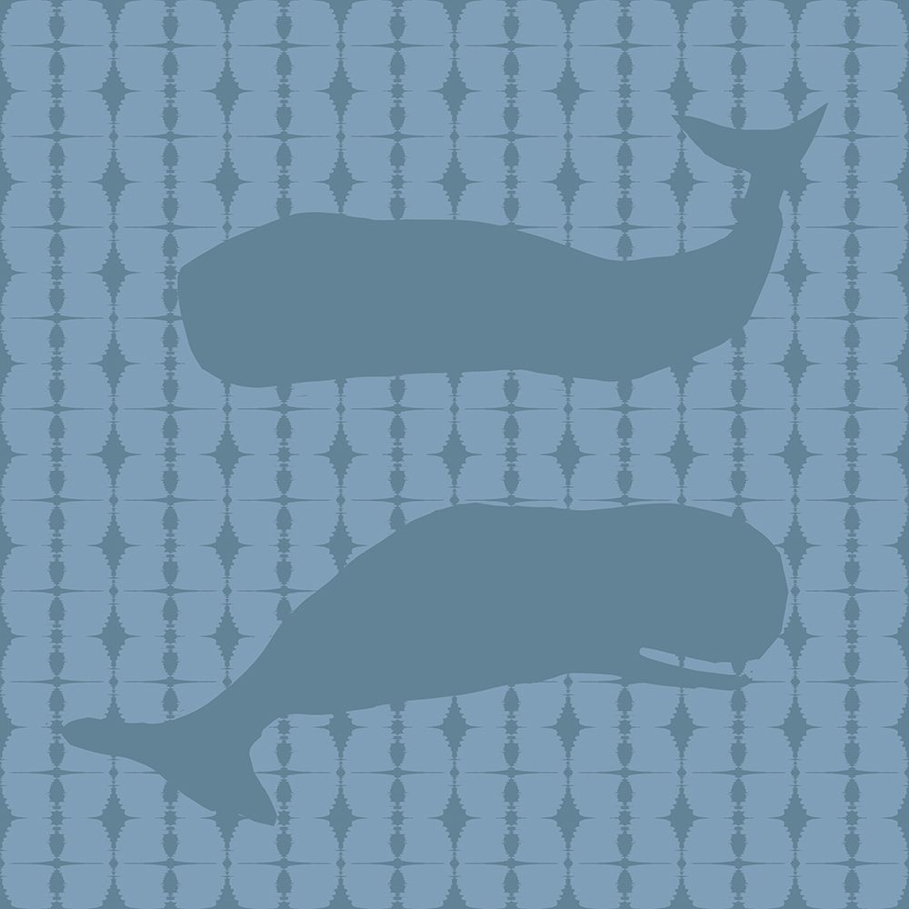Whales Grey art print by Gemma Bardot for $57.95 CAD