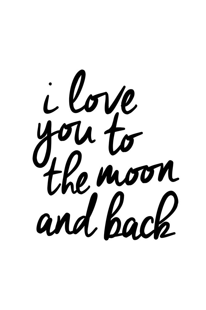 I Love You To the Moon and Back art print by Brett Wilson for $57.95 CAD