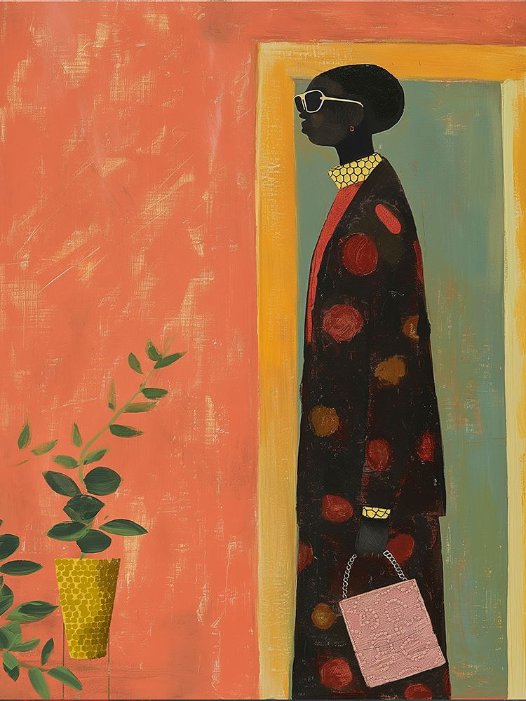 Portrait of a Woman art print by Mowzu for $57.95 CAD