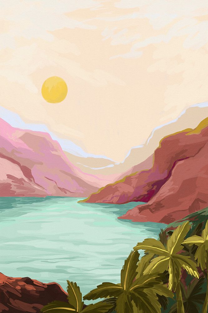 Sunny Paradise art print by Goed Blauw for $57.95 CAD