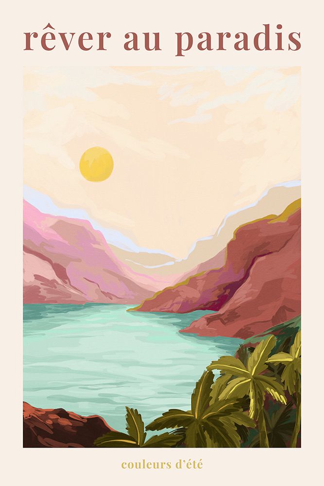 RAaver Au Paradis - Sun art print by Goed Blauw for $57.95 CAD