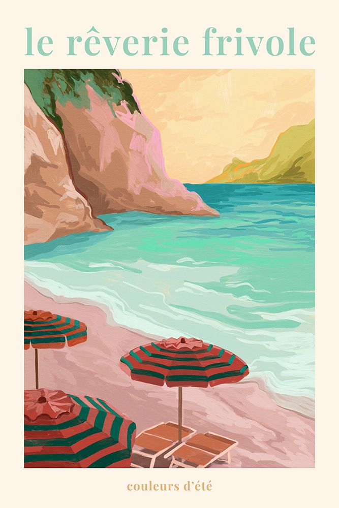 Le RAaverie Frivole - Beach art print by Goed Blauw for $57.95 CAD