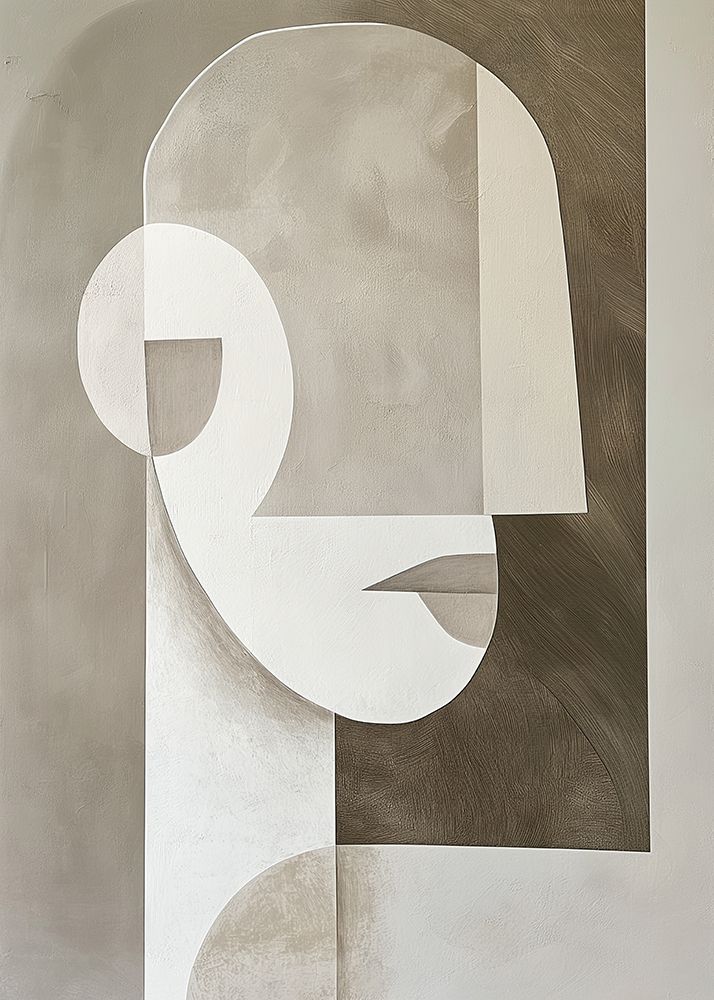 Neutral Portrait art print by Mowzu for $57.95 CAD