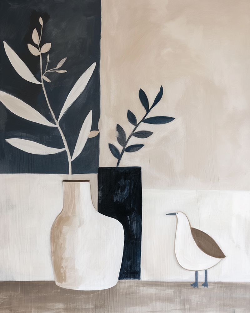 Neutral Scene art print by Mowzu for $57.95 CAD