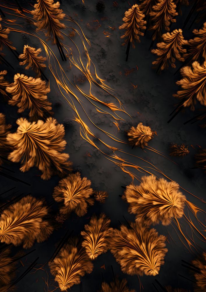Golden Forest art print by Andreas Magnusson for $57.95 CAD