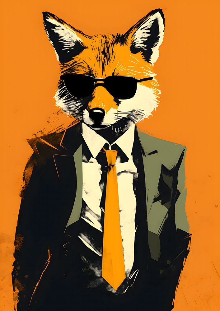 Fox In a Suit art print by Andreas Magnusson for $57.95 CAD