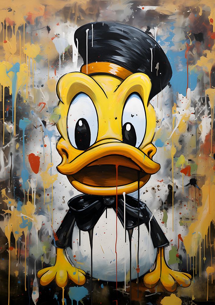 Street Art Duck art print by Andreas Magnusson for $57.95 CAD