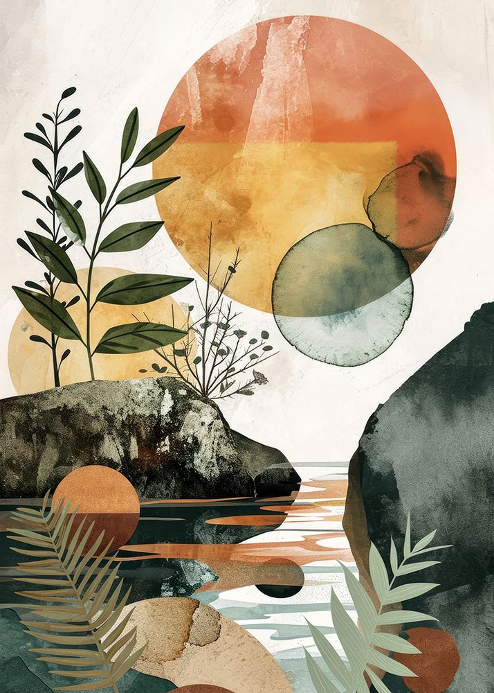 Minimal Calms 15 art print by Justyna Jaszke for $57.95 CAD