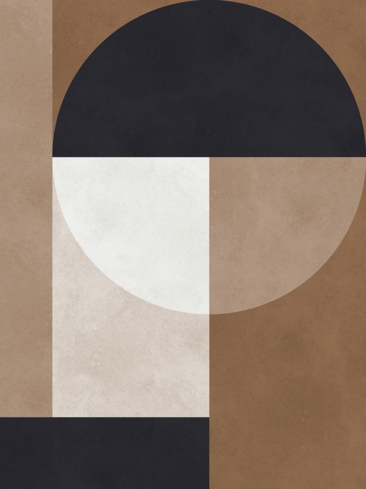 Brown geometry 2 art print by Vitor Costa for $57.95 CAD