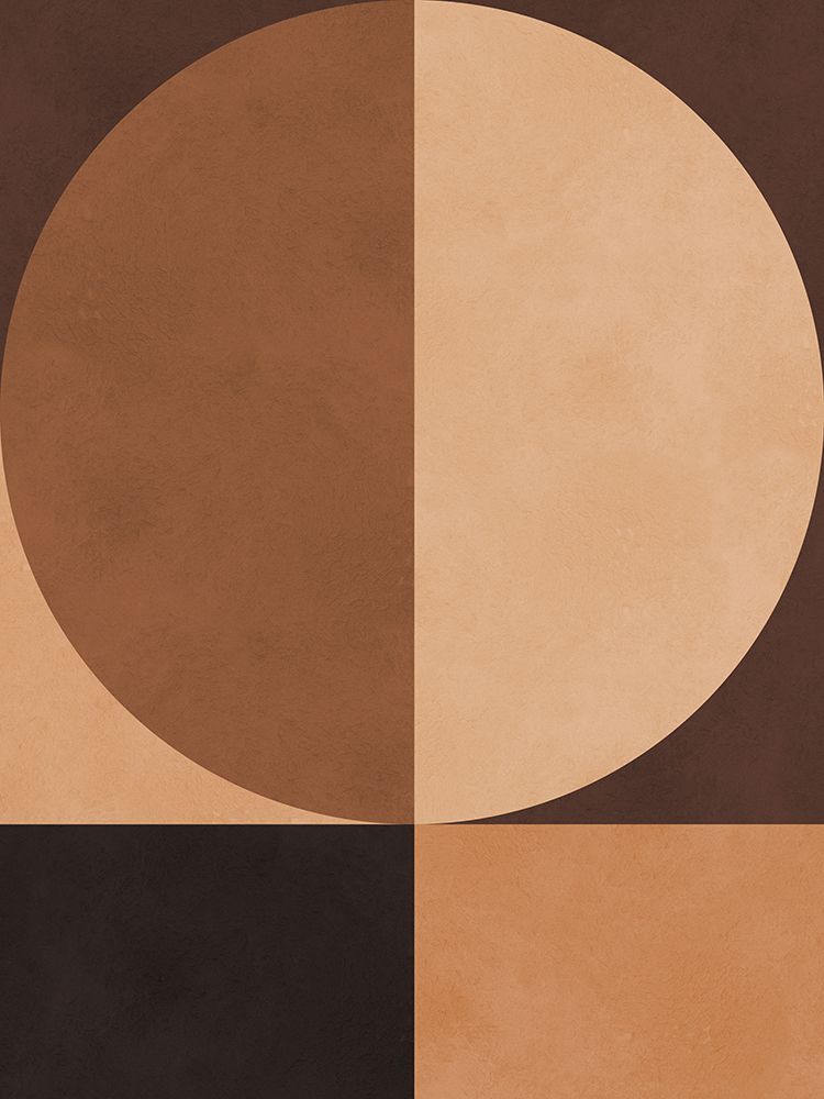 Brown geometry 4 art print by Vitor Costa for $57.95 CAD