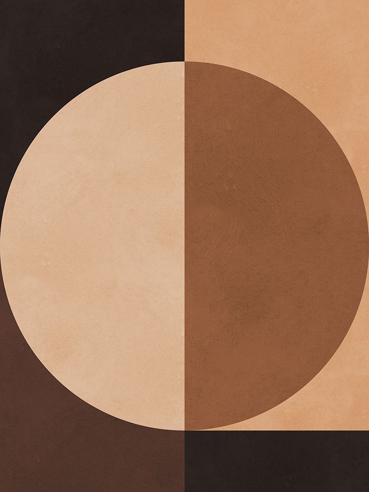 Brown geometry 3 art print by Vitor Costa for $57.95 CAD