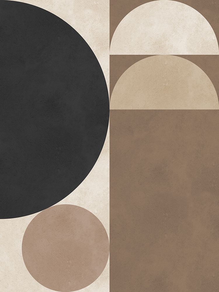 Brown geometry 6 art print by Vitor Costa for $57.95 CAD