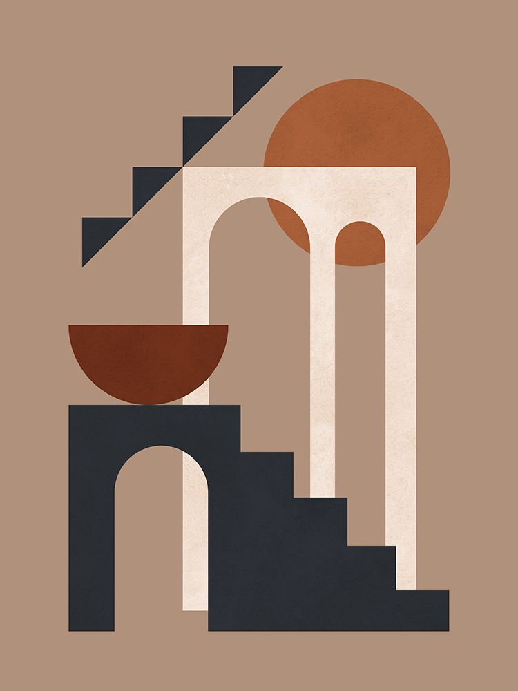 Geometric composition 1 art print by Vitor Costa for $57.95 CAD
