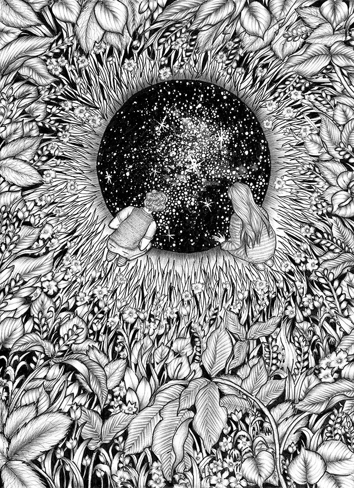The Hole We Found In the Garden art print by E.C. Mazur for $57.95 CAD