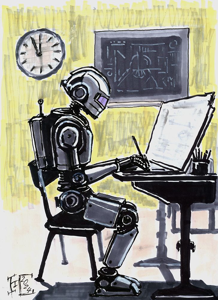 Deep Learning art print by Tim Hoinkis for $57.95 CAD