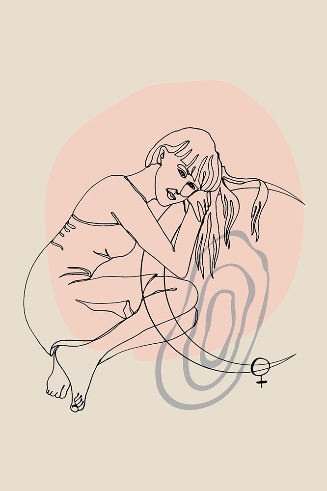 Feminine Celestial Poster 02 art print by Anna Rose for $57.95 CAD