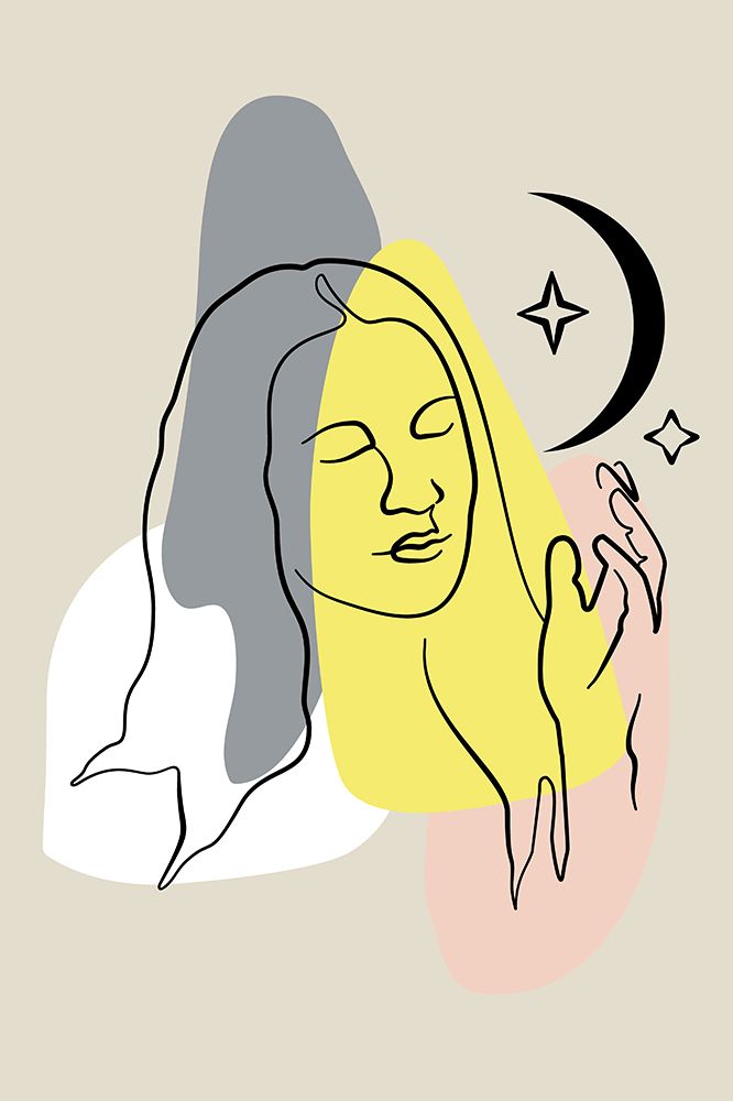 Feminine Celestial Poster 08 art print by Anna Rose for $57.95 CAD