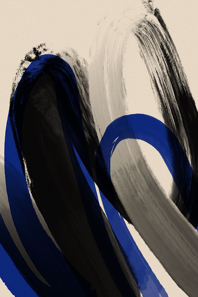 Black And Blue No 1 art print by Treechild for $57.95 CAD