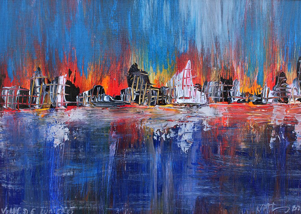 Ville de lumiAures art print by Nicolas Alsterdal for $57.95 CAD
