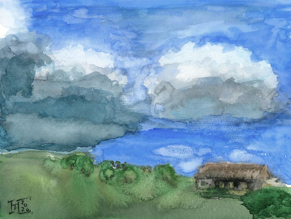 April Sky art print by Tim Hoinkis for $57.95 CAD