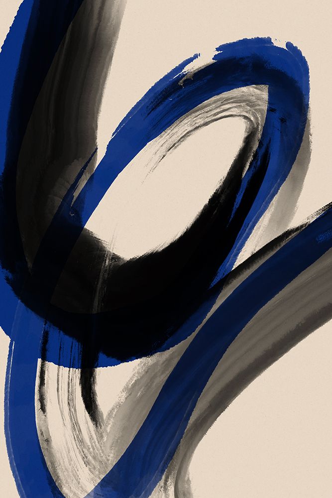 Black And Blue No 2 art print by Treechild for $57.95 CAD