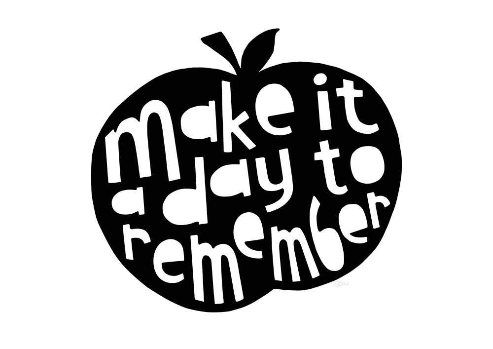 Remember Apple BaW art print by Sofie Bjorkgren-Nase for $57.95 CAD
