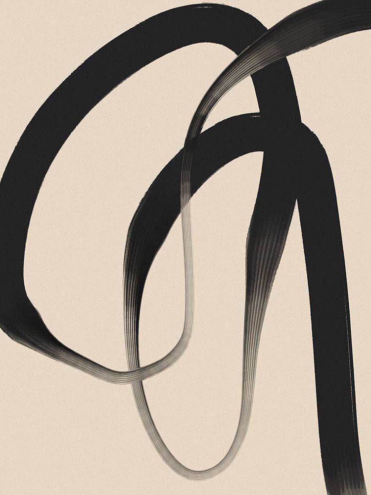 Black Strokes No 24 art print by Treechild for $57.95 CAD
