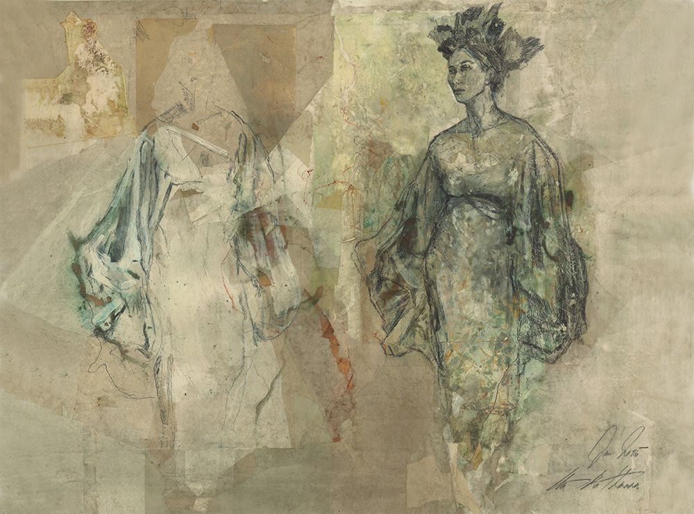 Hommage An Botticelli XX art print by Ute Rathmann for $57.95 CAD