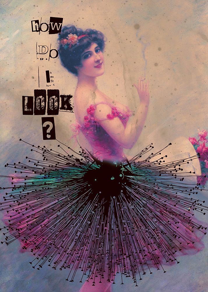 How Do I Look Collage Art art print by Justyna Jaszke for $57.95 CAD
