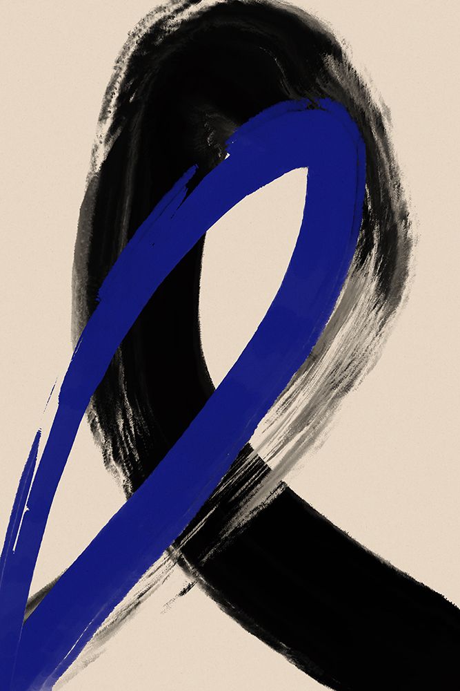 Black And Blue No 3 art print by Treechild for $57.95 CAD