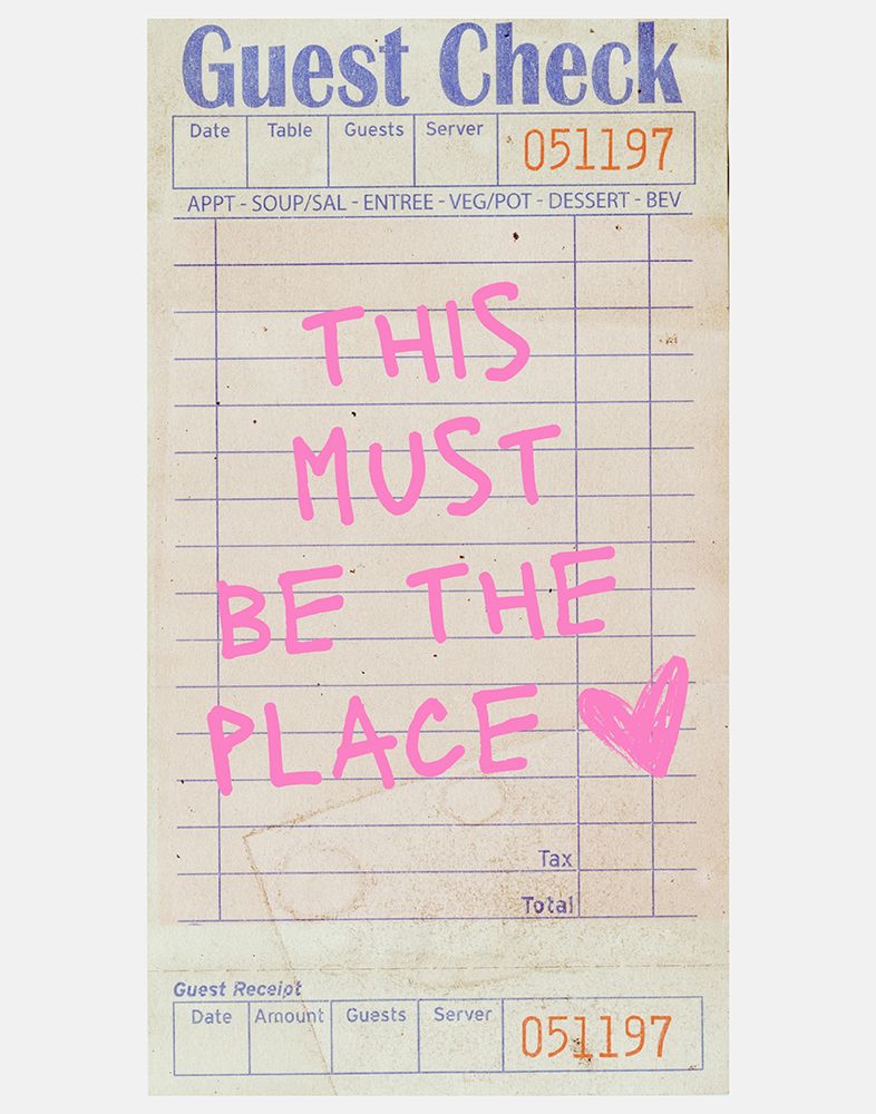 This Must Be the Place   Pink art print by Jolly and Dash for $57.95 CAD